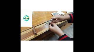 Determine the unknown frequency of a tunning fork by sonometer