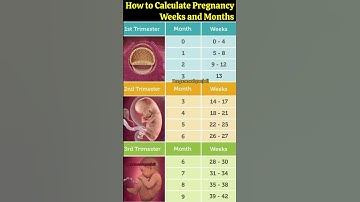 How to Calculate Pregnancy by weeks ,Months and Trimester 💯#shorts #pregnancy #cutebaby