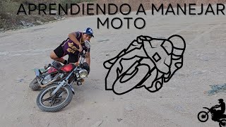 Aprendiendo a Manejar moto😎