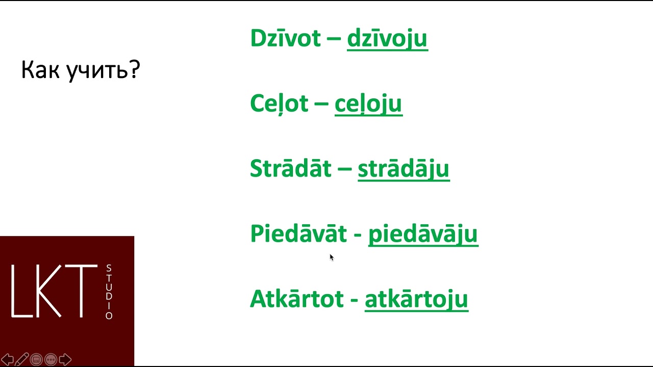 Глаголы шаг за шагом - вводная часть