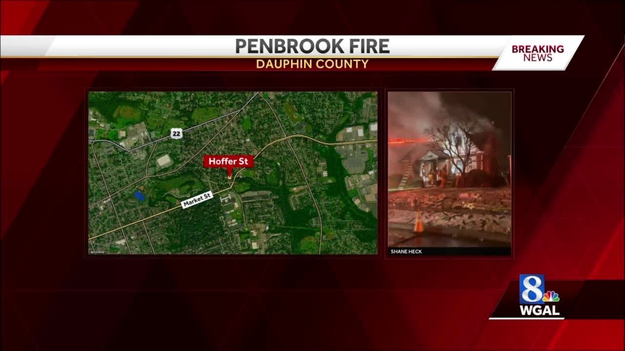 Residents displace in Dauphin County house fire - YouTube