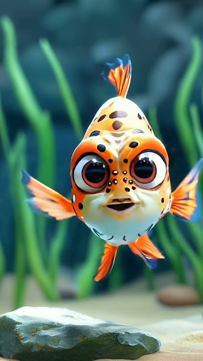 Ikan nemo say hallo #nemo #lucu