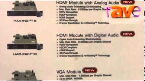 ISE 2013: Kramer Highlights Digital Modular Matrix Switches