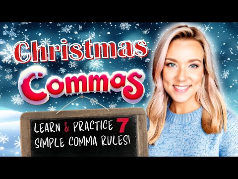 Christmas Comma Lesson Practice Using Commas In This Punctuation Lesson 