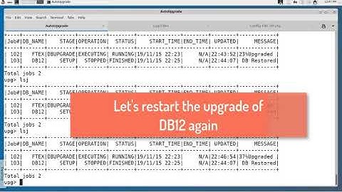 AutoUpgrade for DOAG 2019 talk - no audio