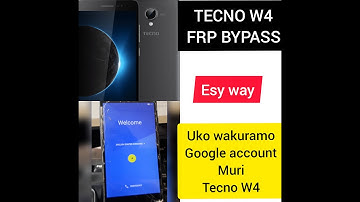 #MENYANIBI#WARUZIKO wabyikorera bidasabye imashini TECNO W4 FRP BYPASS  remove gmail in tecno w4