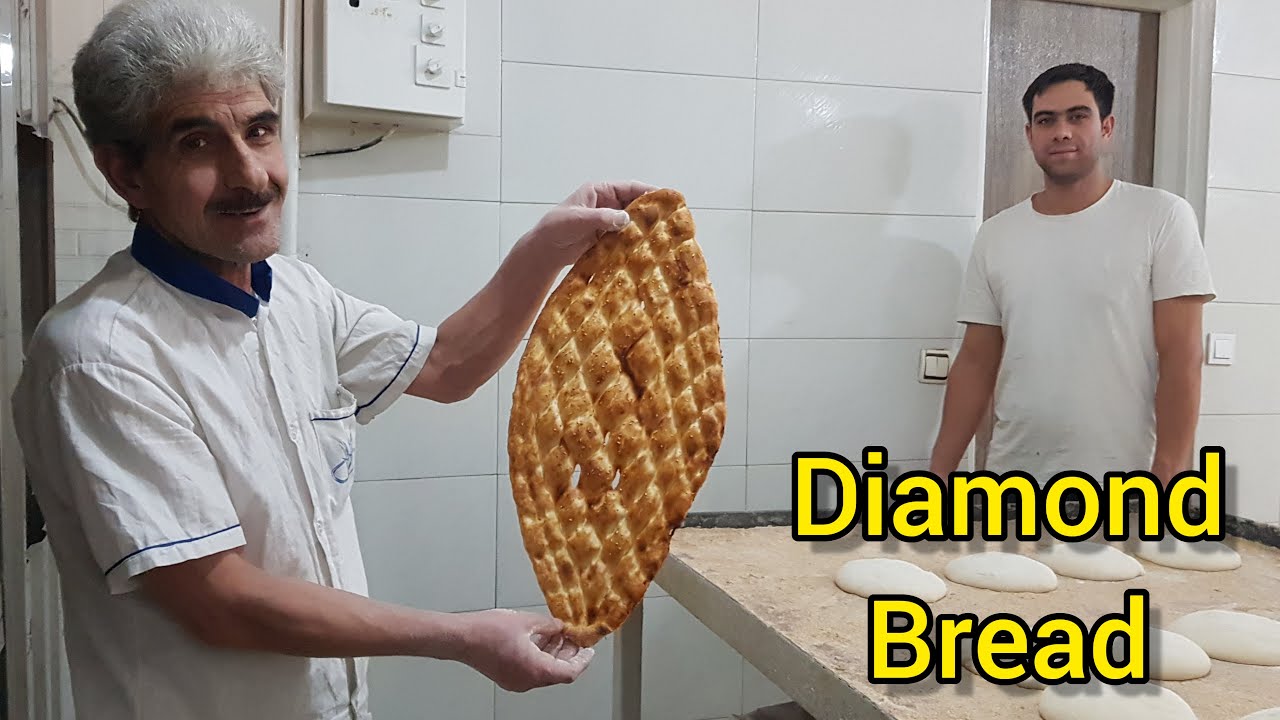 barbary bread diamond bread is baked with hot fire and then shine