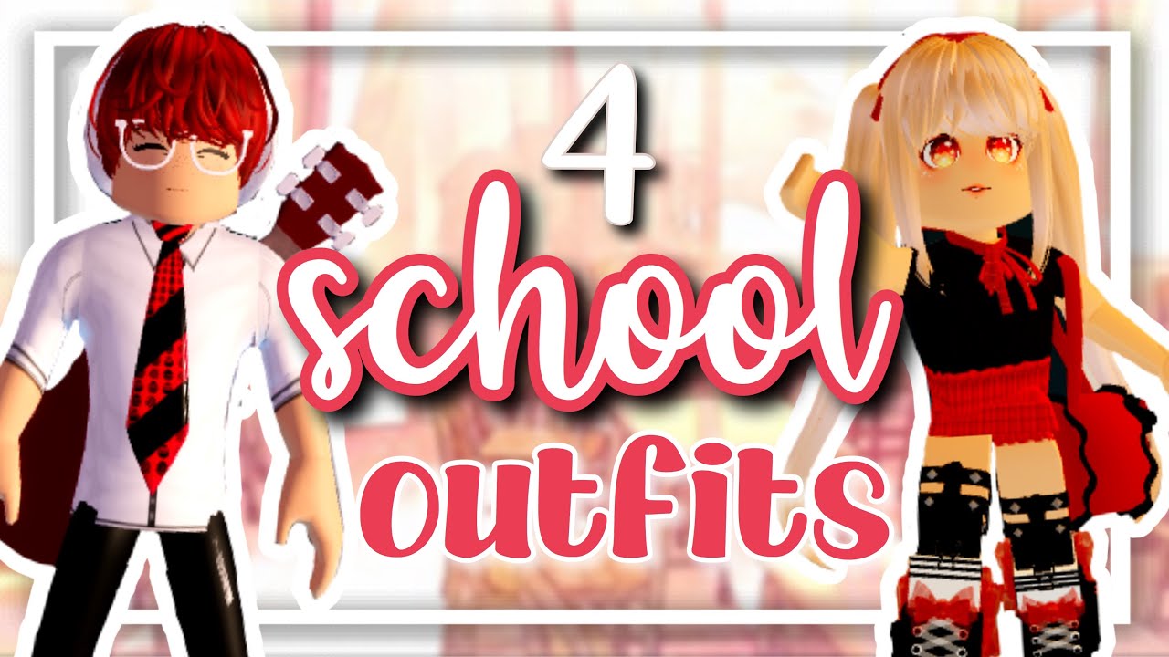 4 SCHOOL OUTFITS!! Royale High Lookbook! YouTube