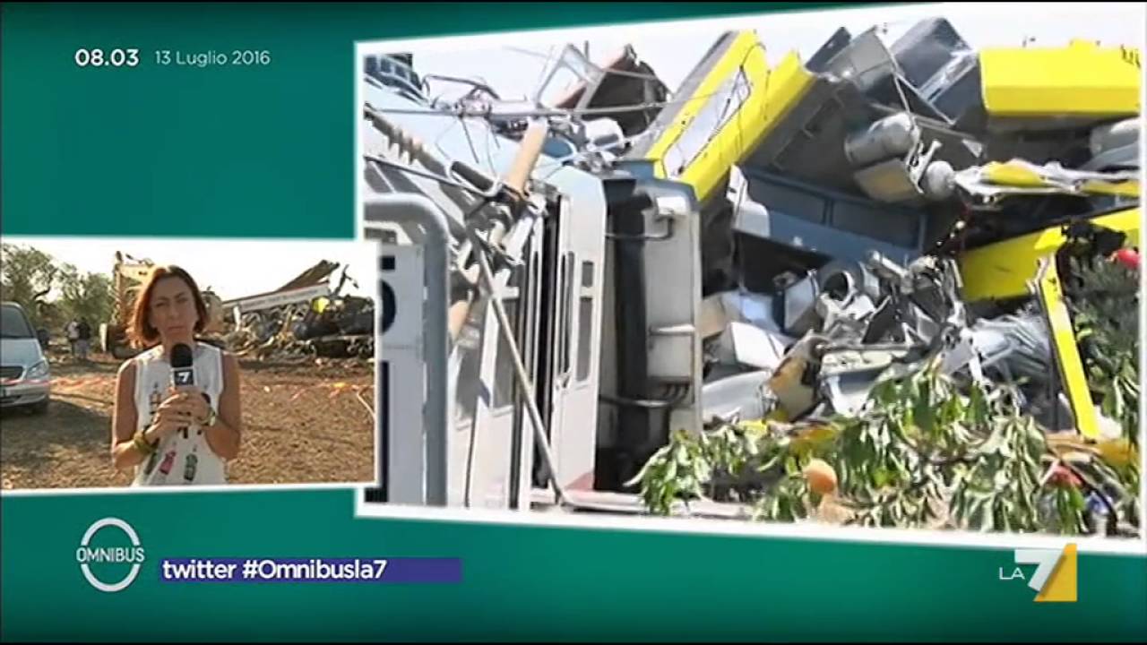 Scontro fra treni in Puglia, le ultime dal luogo della strage