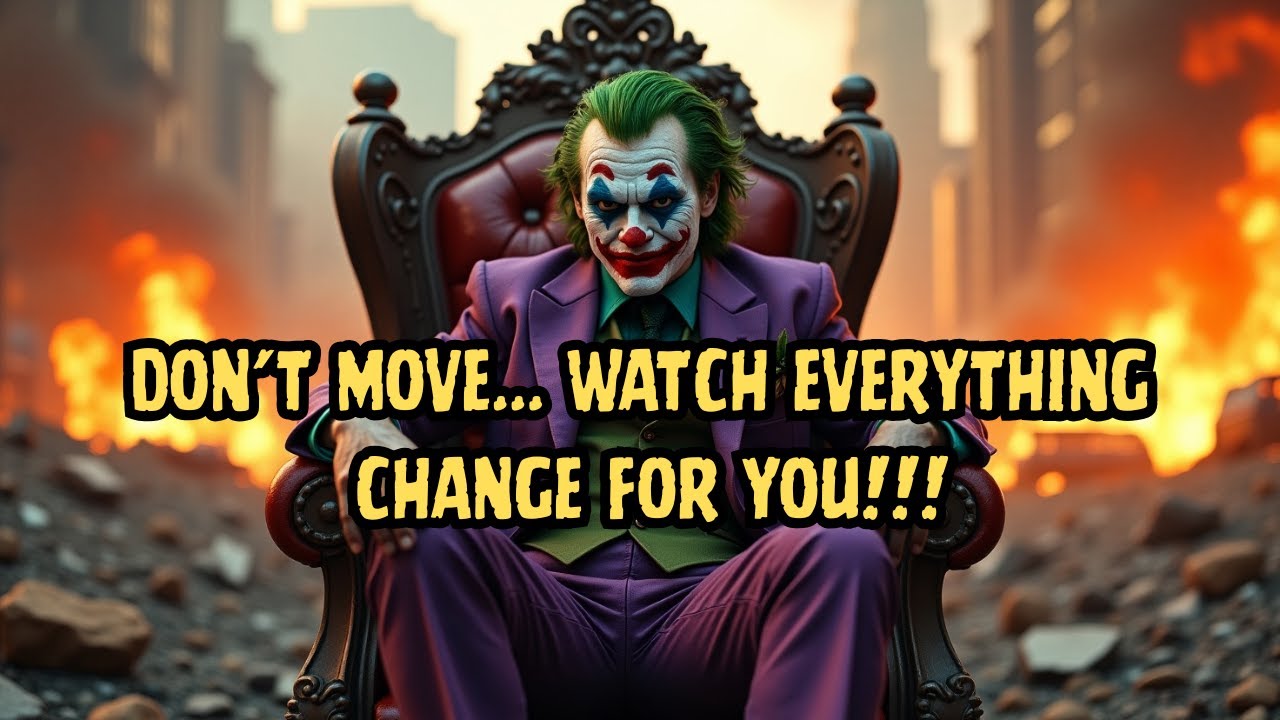 Ничего не делай. Просто отдыхай... Эта перемена заставит всё произойти за тебя🚨 | Речь Джокера