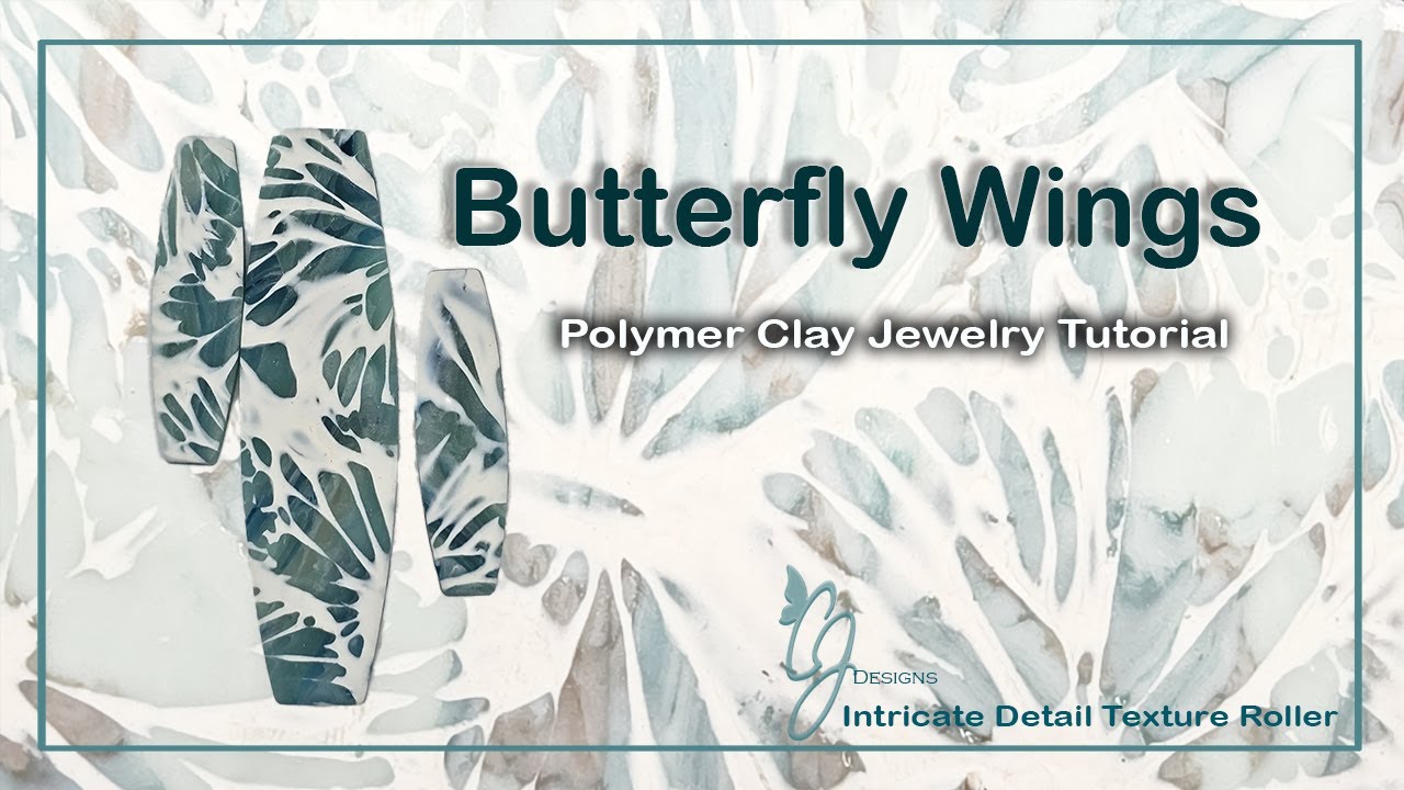 Mokume Gane Butterfly Wings Easy Polymer Clay Jewelry Tutorial