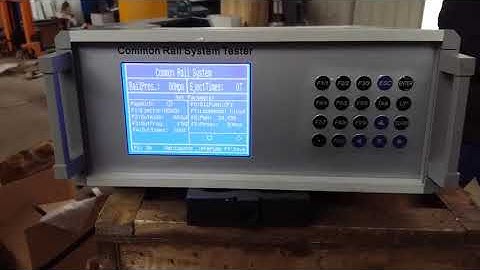 CR2000A Common rail tester