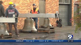 Bushnell University installing new bell tower atop flagship building as part of renovations