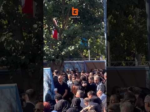 حضور هنرمندان و بازیگران در مراسم تشییع پیکر داریوش مهرجویی و همسرش وحیده محمدی فر