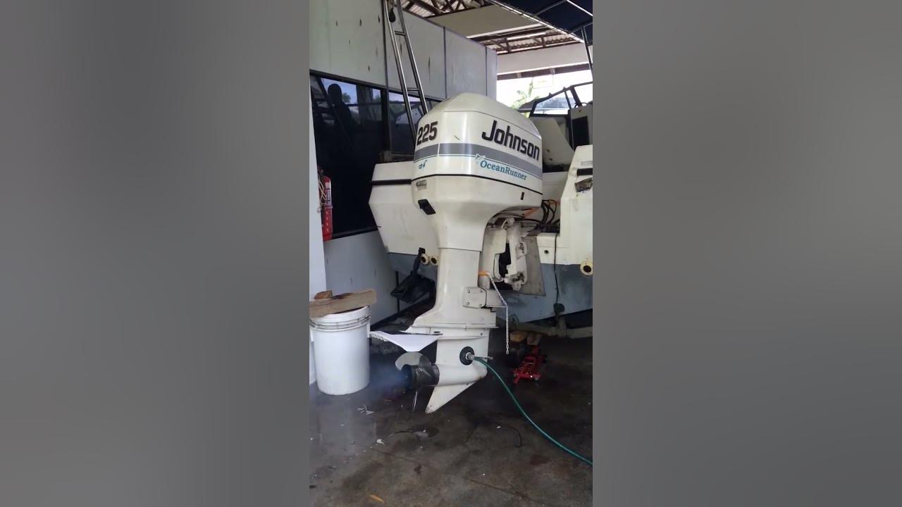 Johnson 225 ocean runner - YouTube