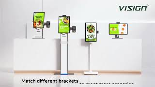 Transformer of self service kiosk, standing model with removable camera, printer, scanner #ordering