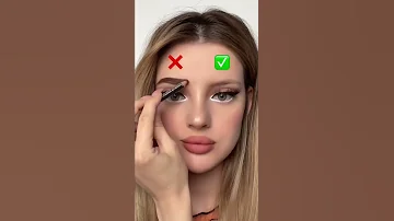 طريقة رسم الحواجب Shorts 
