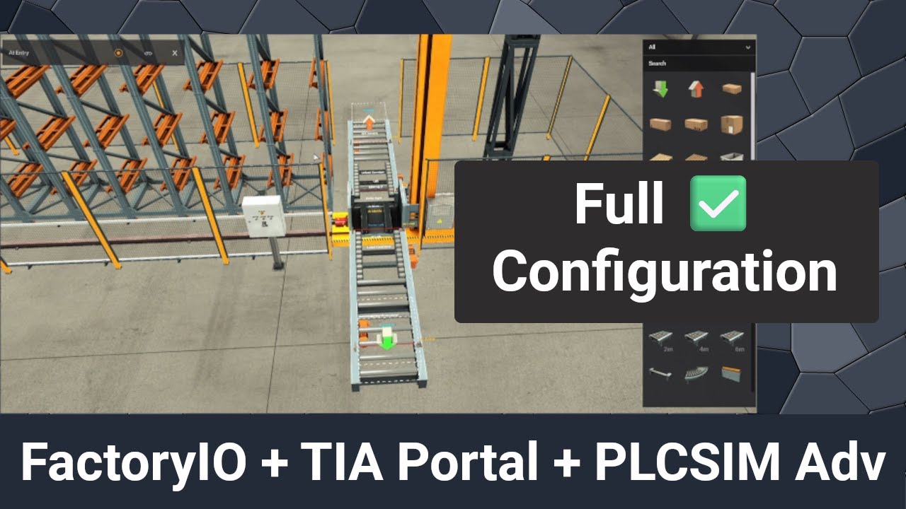 Connect TIA Portal, PLCSIM Advanced & Factory IO – Full Configuration ...