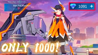 ONLY 1K💎!! HOW MUCH IS RUBY ASPIRANTS SKIN? | RUBY MECHA MAIDEN | Aspirants Event MLBB Phase 2