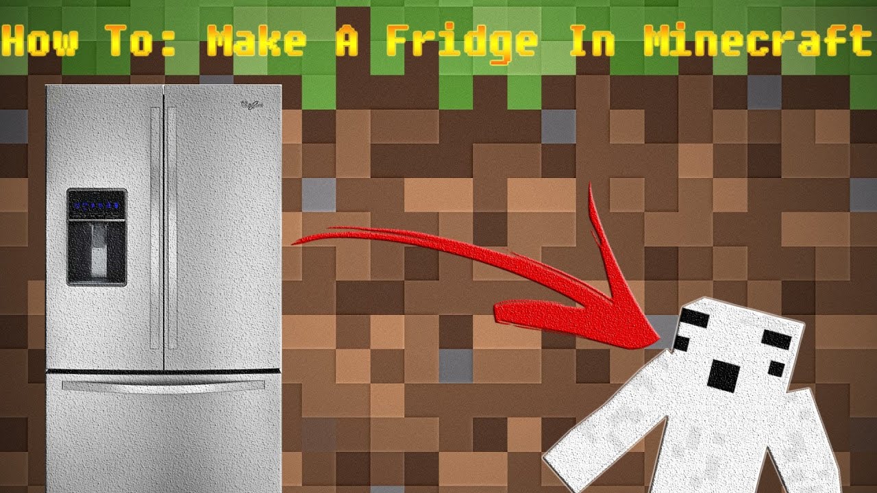 How To: Make A Working Fridge In Minecraft (No Mods) - YouTube