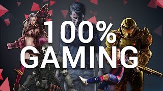 100% GAMING : e-sport, Uncharted 4, Doom