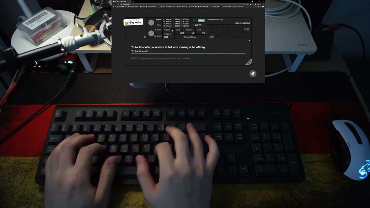 Topre switch keyboard collection 타건