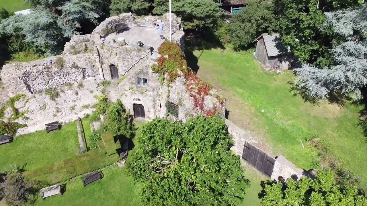 Usk Castle and Town, Monmouth ~ Drone Footage!
