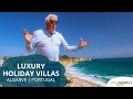 Luxury ocean view villas with private pool in porto de ms  algarve portugal