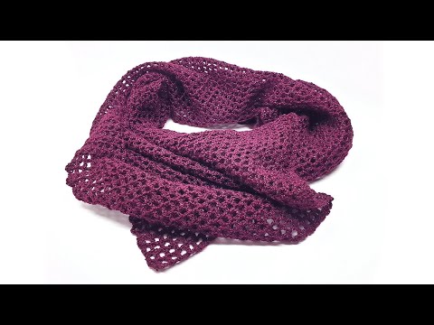 scarf crochet for beginners