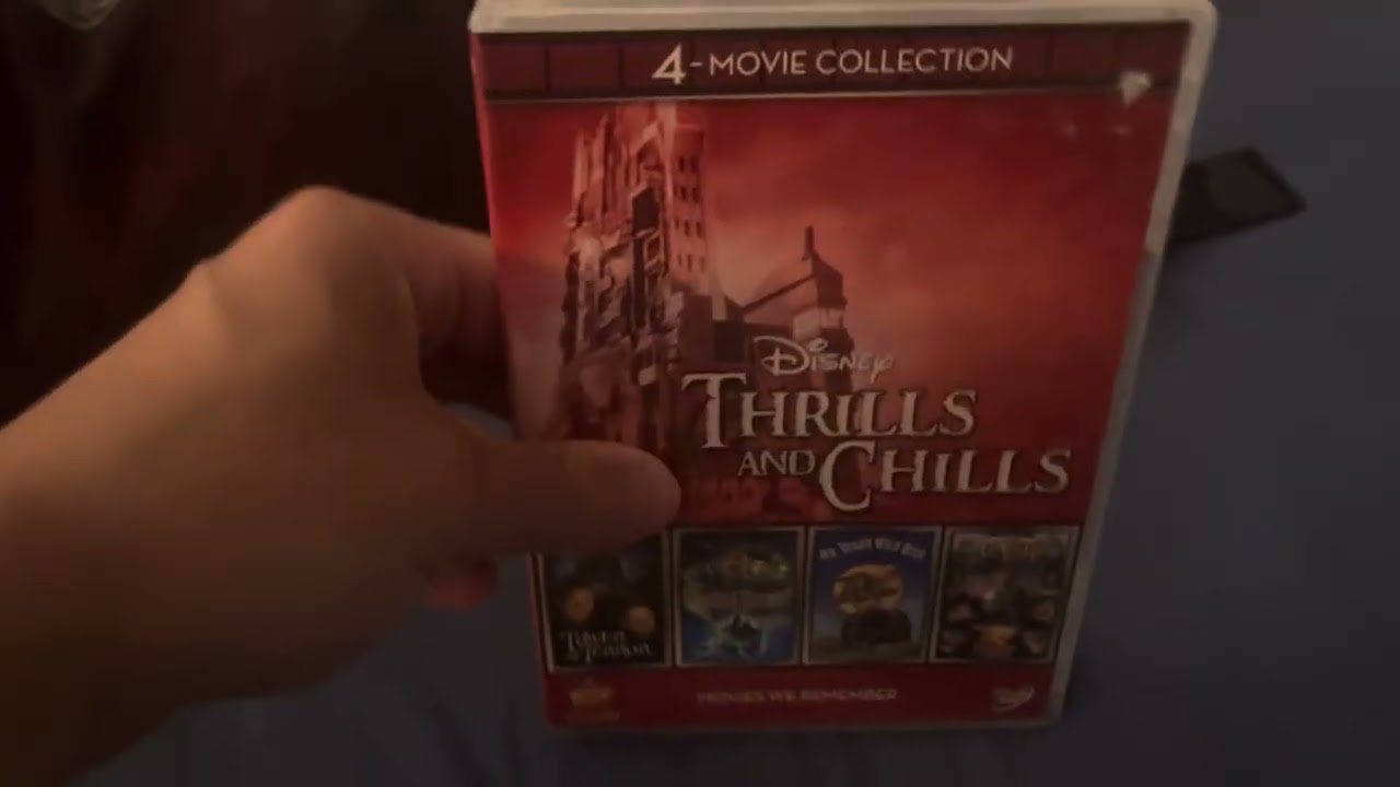 Disney Thrills and Chills 4 Movie Collection DVD Unboxing 