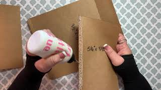 Large Mini Album Tutorial Cover Hinges
