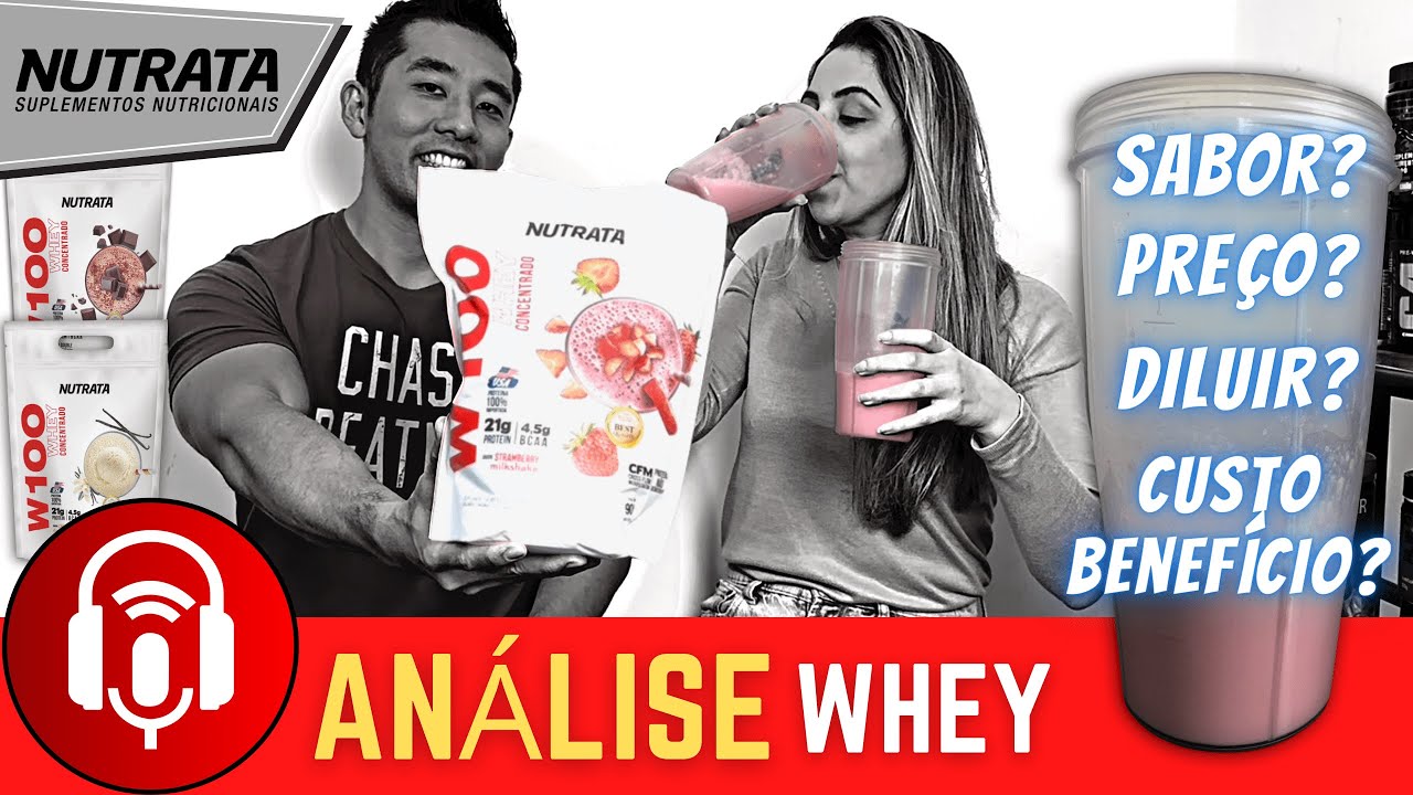 Whey Protein Concentrado Nutrata | Análise de Sabor, Preço, Diluir e Custo por Dose
