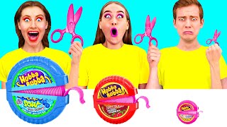 Big, Medium and Small Plate Challenge | Funny Challenges by PaRaRa