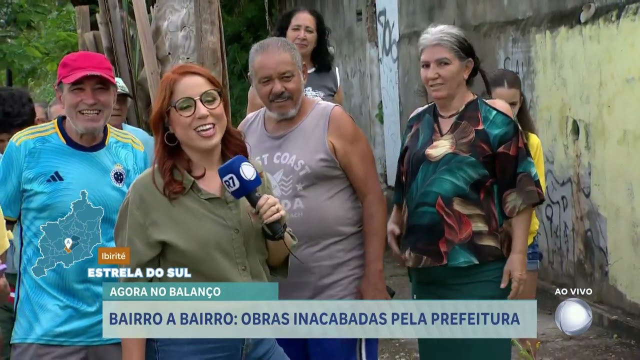 Bairro a Bairro: obras paradas prejudicam moradores de Ibirité, na Grande BH