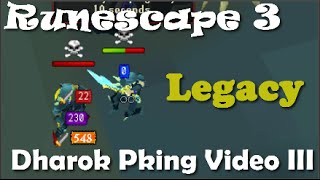 Runescape 3 Legacy Dharok Pking Video III - Even more combos =D