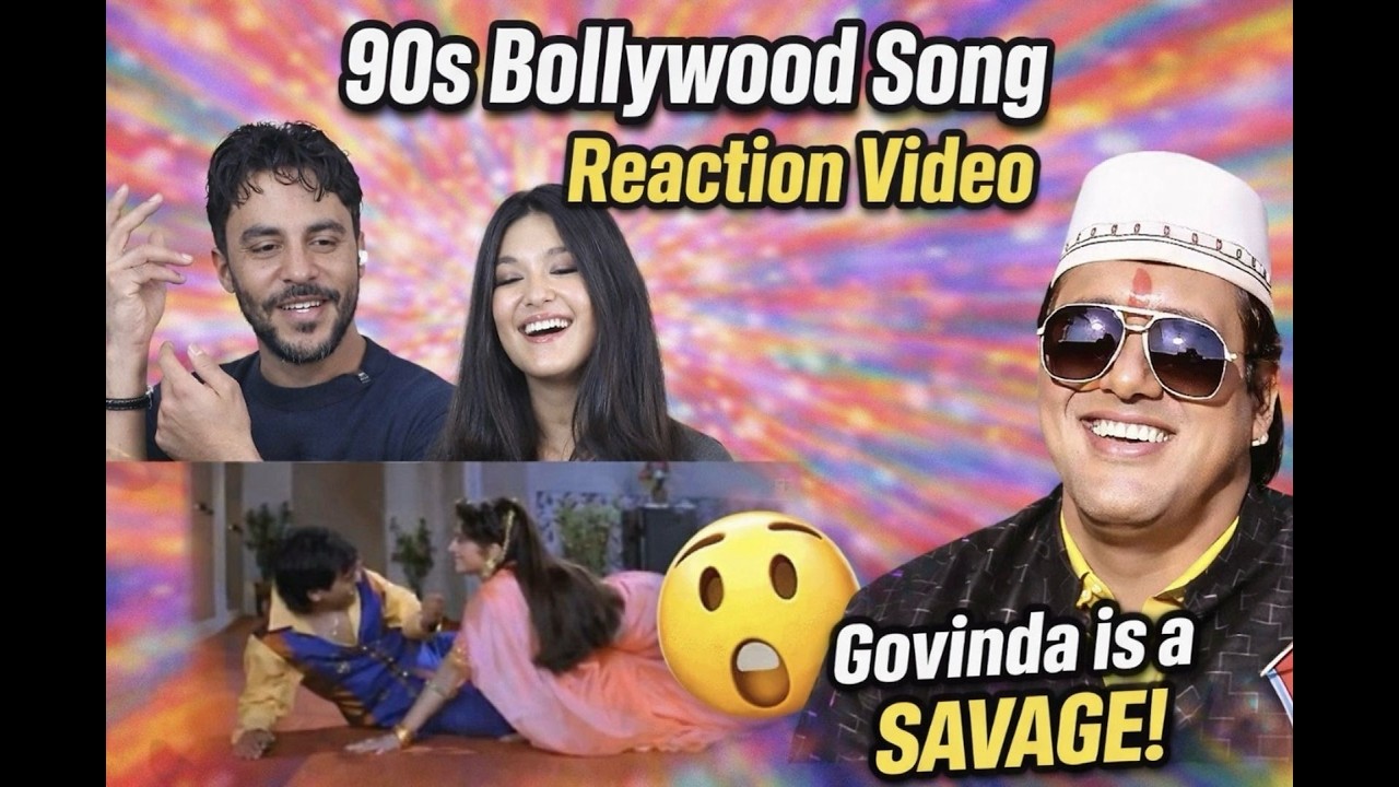 American Boyfriend Reacts to Govinda’s 90s Bollywood Songs… His Reaction Says Everything