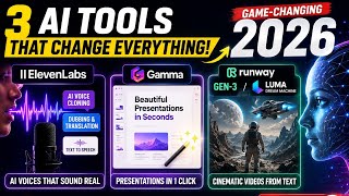3 Mind-Blowing AI Tools You Need to Try Right Now