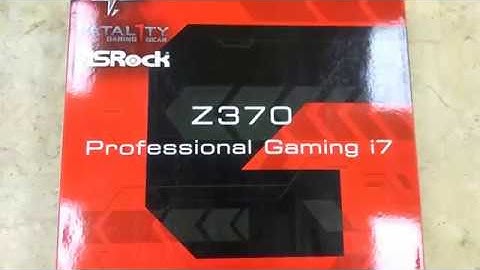 Asrock z370 professional gaming i7 review