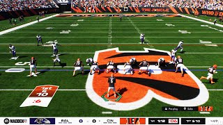 Madden NFL 26 - Baltimore Ravens vs Cincinnati Bengals - Gameplay (PS5 UHD) [4K60FPS]
