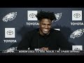 Nick Morrow's First Press Conference with the Eagles