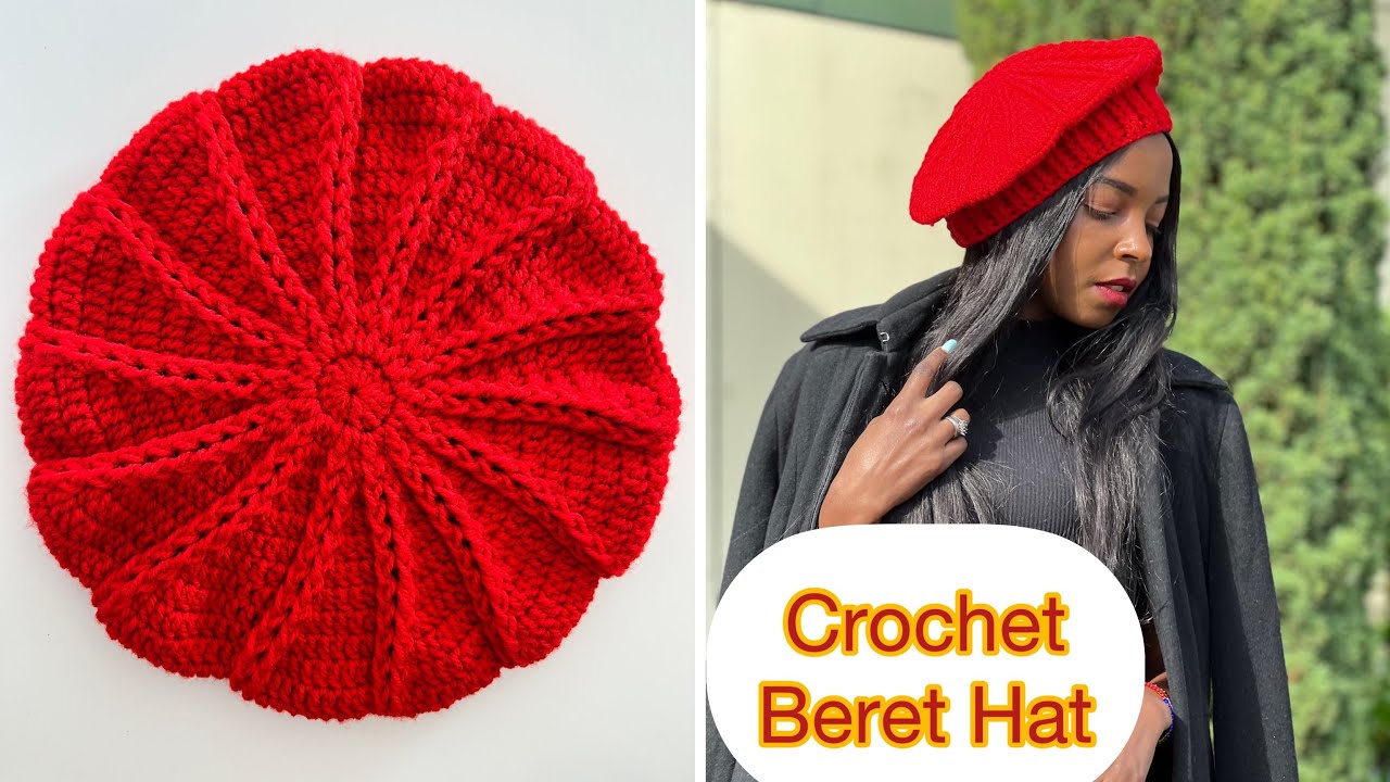 Crochet Easy Beret Hat