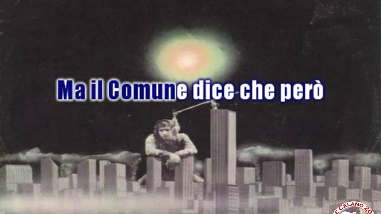 Adriano Celentano Un Albero Di Trenta Piani Testo