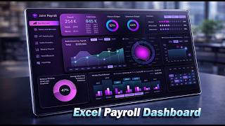 Consolidated Payroll Dashboard in Excel for Visual Report Presentation