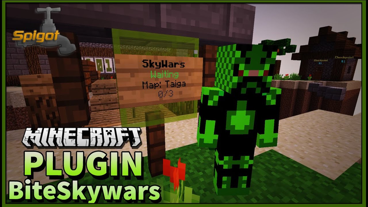 Tutorial Plugin BiteSkywars - SkyWars com PLACA Minecraft - YouTube