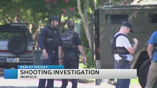 Shooting investigation underway after police attempt to issue warrant in Norfolk