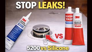 Bathtub Drain Installation Using 3M Marine Sealant 5200