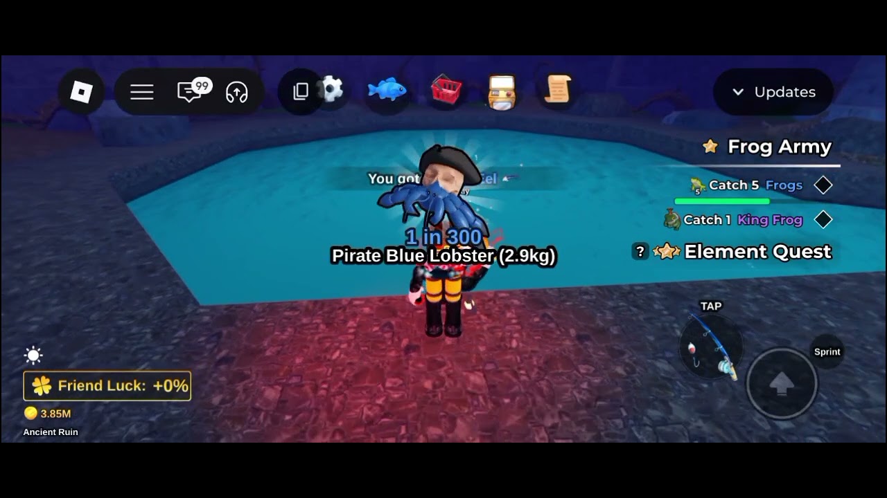 MANCING IKAN DI ANCIENT RUIN PAKE PANCING ANGLER ROD.||FISH IT INDONESIA