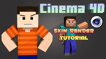 Cinema 4D: Minecraft Skin Render Tutorial!