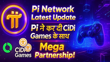 Pi Network Latest Update Partnership With CiDi Games|referral code|how to earn pi|pi coin update