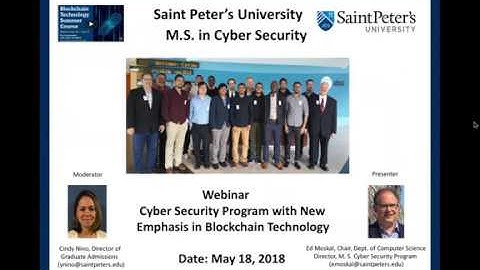 Webinar Cyber Security at Saint Peter
